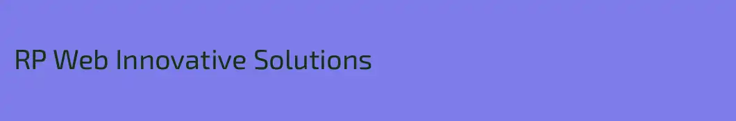 RP Web Innovative Solutions